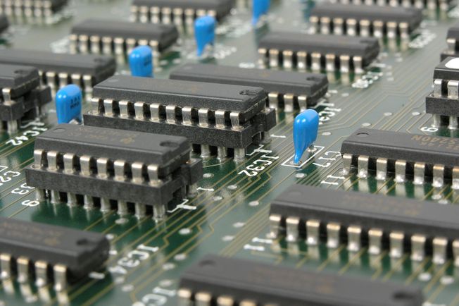 A computer motherboard